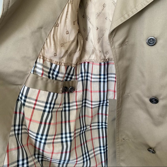 Pierre Cardin Cotton Trench Coat Rain Coat - Picture 7 of 12